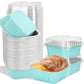 Disposable Mini Cake Pans Set 🍰 – Foil Bakeware with Lids & 5oz Portions, Perfect for Parties, Picnics & Sweet Gifts ⚡