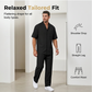 📢📢50% OFF !! ⏰ Men's Casual Short Sleeve Shirt & Trousers Set – Easy to Dress Up or Down, Lightweight & Perfect for Work, Weekends & Everything in Between ☀️