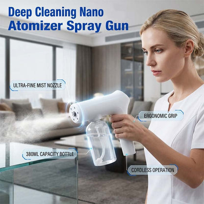 💨 Fine Mist, No Mess – Cordless Nano Atomizer for Home, Car & Office. Rechargeable & Lightweight. 50% Off. UK Stock