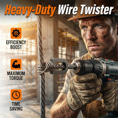 🔧 BUY MORE SAVE MORE !!⚡Electric Drill Wire Twisting Tool Bit – Quick, Durable & Easy to Use, Make Electrical DIY Jobs Neater 🛠️