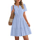 ☀️🌸 2026 New Arrival! Women’s Tiered Mini Dress🍀 – Short Sleeve, Sweet Summer Style & Everyday Comfort 👗