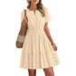 ☀️🌸 2026 New Arrival! Women’s Tiered Mini Dress🍀 – Short Sleeve, Sweet Summer Style & Everyday Comfort 👗