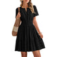 ☀️🌸 2026 New Arrival! Women’s Tiered Mini Dress🍀 – Short Sleeve, Sweet Summer Style & Everyday Comfort 👗