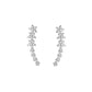 🔥50% OFF!!📢⚡ Starry Flower Rhinestone Ear Climber Earrings – Sparkling Floral Charm for Everyday & Party Looks ✨💎