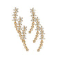 🔥50% OFF!!📢⚡ Starry Flower Rhinestone Ear Climber Earrings – Sparkling Floral Charm for Everyday & Party Looks ✨💎