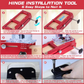 ⏳🔥 LIMITED-TIME 50% OFF!⏰ Adjustable Door Hinge Mortise Jig Kit – Precision Routing, Quick Setup🔧