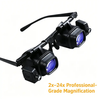 👓 Still Squinting at Small Print? This Rechargeable LED Magnifier Frees Your Hands. Half Price Today