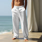🔥 Men's Casual Drawstring Trousers with Pockets – Relaxed Fit, Soft Fabric & Effortless Everyday Style 👖✨