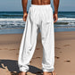🔥 Men's Casual Drawstring Trousers with Pockets – Relaxed Fit, Soft Fabric & Effortless Everyday Style 👖✨