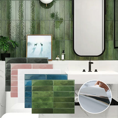 📢📢Buy More Save More🍳 Peel & Stick Kitchen Backsplash Wall Protector – Easy-Clean Oil-Proof Wall Covering ✨