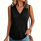 👚 LIMITED-TIME 50% OFF! ✨ Women's V-Neck Sleeveless Tank – Soft, Layered Collar, Everyday Chic 🌸
