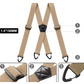 🔥⌛️HOT SALE-50% OFF!!👔 Men's X-Back Suspenders – Hook Clips, Adjustable & Heavy-Duty | Sturdy Hold for Work & Formal Wear