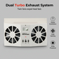 ☀️ Solar Powered Car Exhaust Fan – Dual turbo ventilation rapidly expels hot air & stale odours, while the digital temperature display lets you monitor cabin conditions at a glance. A must-have for sunny days & parked cars 🌡️