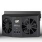 ☀️ Solar Powered Car Exhaust Fan – Dual turbo ventilation rapidly expels hot air & stale odours, while the digital temperature display lets you monitor cabin conditions at a glance. A must-have for sunny days & parked cars 🌡️