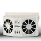 ☀️ Solar Powered Car Exhaust Fan – Dual turbo ventilation rapidly expels hot air & stale odours, while the digital temperature display lets you monitor cabin conditions at a glance. A must-have for sunny days & parked cars 🌡️