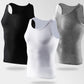 🌬️ Premium Ultra-Soft Fitted Men's Tank – Crafted from a breathable, moisture-wicking blend that feels silky against the skin. A stretchy, form-fitting base layer for workouts, casual wear & layering under shirts ☁️