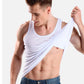 🌬️ Premium Ultra-Soft Fitted Men's Tank – Crafted from a breathable, moisture-wicking blend that feels silky against the skin. A stretchy, form-fitting base layer for workouts, casual wear & layering under shirts ☁️