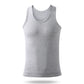 🌬️ Premium Ultra-Soft Fitted Men's Tank – Crafted from a breathable, moisture-wicking blend that feels silky against the skin. A stretchy, form-fitting base layer for workouts, casual wear & layering under shirts ☁️