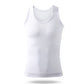 🌬️ Premium Ultra-Soft Fitted Men's Tank – Crafted from a breathable, moisture-wicking blend that feels silky against the skin. A stretchy, form-fitting base layer for workouts, casual wear & layering under shirts ☁️