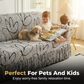 🐾 Pet-Proof & Pretty – Ruffled Stretch Sofa Cover That Stays in Place. Machine Washable. Half Price. Free UK Delivery