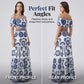 🌺 LIMITED-TIME 50% OFF! 💥 Women's Off-Shoulder Midi Dress – Daisy Print, Waist Cutout & Flattering Flowy Fit – Tropical Chic 💃