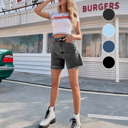 👖 50% OFF NOW! 🌞 Women's Classic High-Waist Cotton Shorts – Breathable, Versatile & a Perfect Summer Wardrobe Essential 👚✨