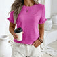 📢📢 50% OFF !! ⏰ Women's Elegant Ruffle Sleeve Summer Top – Flirty Sleeves, Breathable Fabric & Effortlessly Feminine 🌸✨