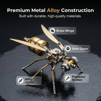 🐝 Build Your Own Metallic Bee – Precision 3D Puzzle for Mindful Relaxation & Desk Display. 50% Off. UK Stock