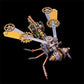 🐝 Build Your Own Metallic Bee – Precision 3D Puzzle for Mindful Relaxation & Desk Display. 50% Off. UK Stock