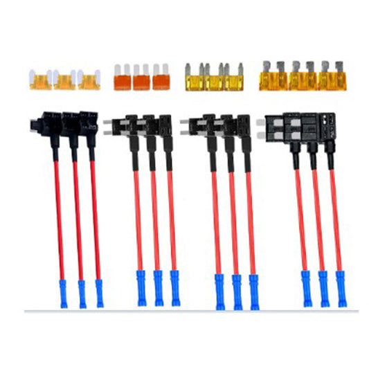 🛡️ 12-Piece Add-A-Circuit Fuse Tap Kit – A piggyback solution for hardwiring dashcams, phone chargers & ambient lighting directly into your fuse box. No cutting, no splicing & fully reversible. The safe, professional way to add 12V power to any vehicle 🔧