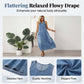 Women's Sleeveless Maxi Denim Dress with Pockets