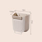 🗑️ Save Counter Space While You Prep – Collapsible Hanging Bin for Food Waste. Easy Rinse. Half Price. Free UK Delivery