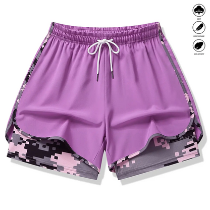 🎉 2026 Sale — Over 30,000 Sold! 🏃‍♀️ Women's Casual Athletic Shorts with Built-in Liner – 2-in-1 Design, Breathable & Perfect for Running, Gym & Everyday Wear 💪✨