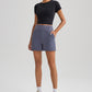Women's High-Waist Gym Fitness Shorts 🏋️‍♀️ High Rise, High Confidence – Move Freely, Feel Supported ✨