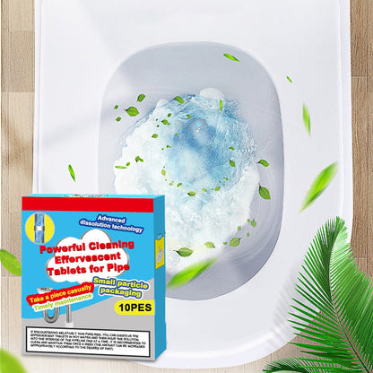 Powerful Drain Cleaning Tablets ✨ Drop In, Watch It Work – Dissolve Grease, Grime & Nasty Smells for Fresher Pipes ✨