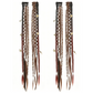 💇‍♀️ 50% OFF! ✨ Maillard Style Pre-Braided Hair Extensions – Bohemian Braids, Metallic Accents & Festival Ready 🌸