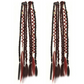 💇‍♀️ 50% OFF! ✨ Maillard Style Pre-Braided Hair Extensions – Bohemian Braids, Metallic Accents & Festival Ready 🌸
