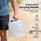 📢📢50% OFF!! ⏰ 💧 Collapsible Water Container with Spigot – Portable Folding Water Jug for Camping, Picnic, Outdoor & Emergency Use ✨