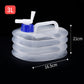 📢📢50% OFF!! ⏰ 💧 Collapsible Water Container with Spigot – Portable Folding Water Jug for Camping, Picnic, Outdoor & Emergency Use ✨