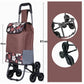 🛒 From Boot to Door, Up Stairs with Ease – Portable Folding Cart with 6-Wheel Stair Climber. Free UK Delivery