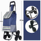 🛒 From Boot to Door, Up Stairs with Ease – Portable Folding Cart with 6-Wheel Stair Climber. Free UK Delivery