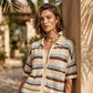 👗 50% OFF NOW! ⏰ Women's Colour-Blocked Striped Knit Set – Soft, breathable knit fabric with a chic colour-block pattern. A cosy yet stylish choice for lounging, travelling & casual days out 🌿