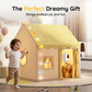 🎒 Dream Play Tent for Kids – Quick pop-up design, foldable & portable. Perfect for indoor playdates, garden picnics & family trips. Includes storage bag for effortless tidying 🧺