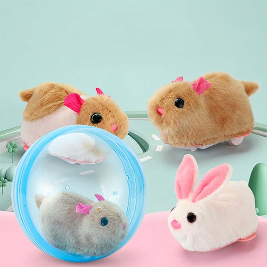 🐹 Electric Plush Hamster Rolling Ball Toy – Crafted from child-safe, soft plush materials with no sharp edges. Built to withstand bumps & tumbles, and easy to wipe clean after messy play 🧼