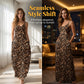 🐆 Women's Leopard Print Spaghetti Strap Maxi Dress | Fierce Silhouette, Flowy Fabric & Perfect for Summer Nights & Holidays