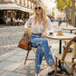 💃 Women's Floral Print Straight-Leg Jeans – Flattering high-waist design, straight-leg silhouette & easy to dress up with heels or down with trainers. A wardrobe essential 🌸