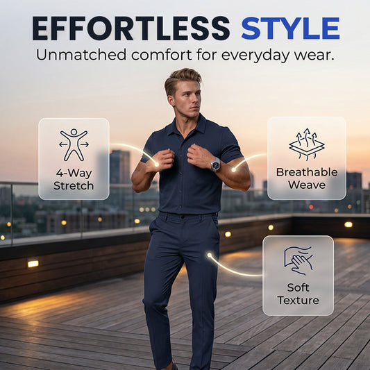 Men's Lightweight Two-Piece Casual Suit 👔 Sharp, Cool & Ready in Seconds – Your Summer Style Sorted ✨