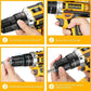 🎉 2026 Sale — Over 38,000 sold! 🔧 21V Cordless Drill/Driver – 45Nm Torque, 2 Batteries & LED Work Light for DIY, Home Repairs & Assembly 🔋