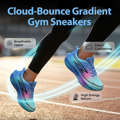 🏞️ Breathable Mesh Cushion Sole Trainers – A versatile hybrid built for the treadmill and the trail. Breathable mesh keeps feet cool, while the cushioned sole absorbs impact on concrete, grass & gravel paths 🏃‍♂️