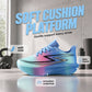 🏞️ Breathable Mesh Cushion Sole Trainers – A versatile hybrid built for the treadmill and the trail. Breathable mesh keeps feet cool, while the cushioned sole absorbs impact on concrete, grass & gravel paths 🏃‍♂️